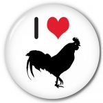  I (Heart) (Rooster pictured)